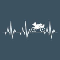 Heartbeat Recumbent Bicycle Bike Cyclist Biking Urban Heavy Tee | Teevron