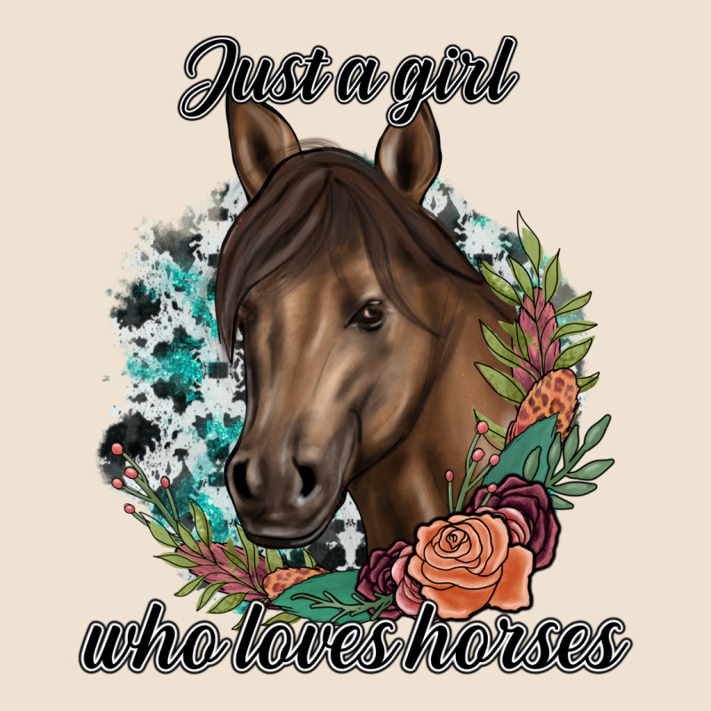 Just A Girl Who Loves Horses Urban Heavy Tee by artisFamous | Teevron