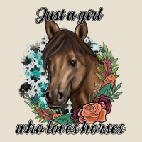Just A Girl Who Loves Horses Urban Heavy Tee | Teevron
