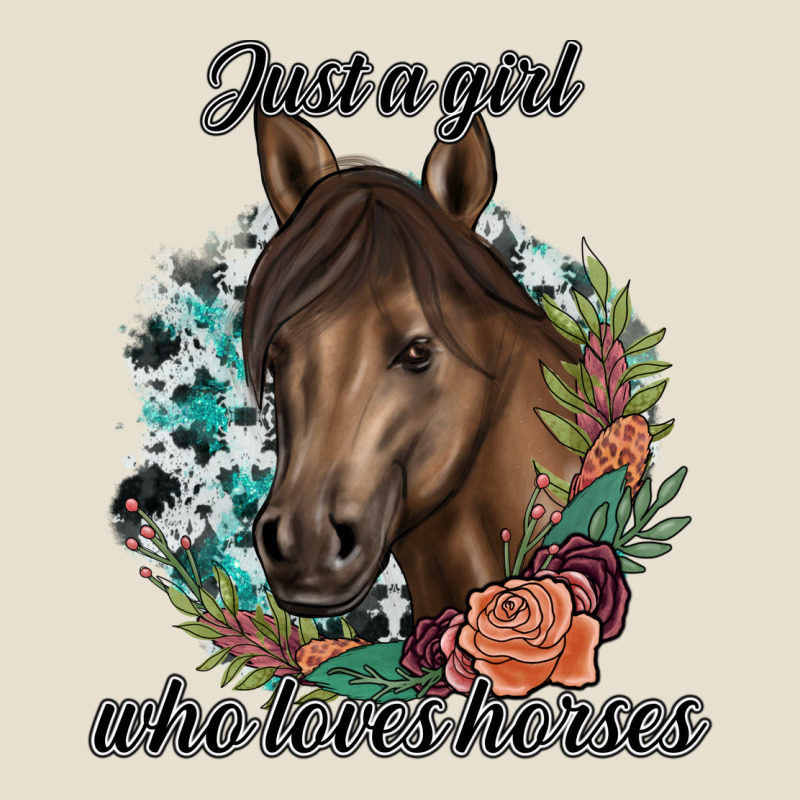 Just A Girl Who Loves Horses Urban Heavy Tee by artisFamous | Teevron