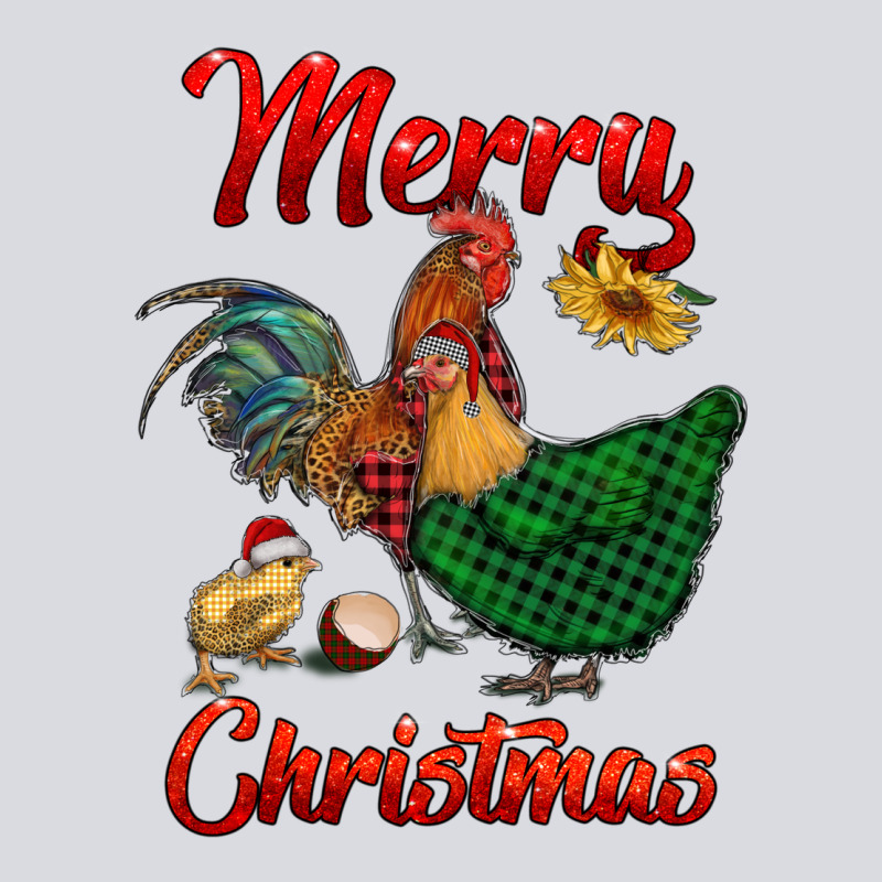 Merry Christmas Chickens Zipper Hoodie by RanaPortraitStore | Teevron