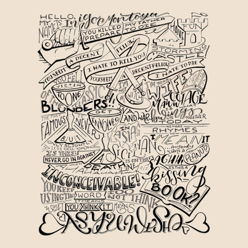 Princess Bride Quotes Urban Heavy Tee by artisFamous | Teevron