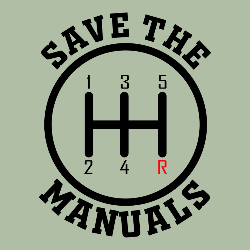 Save The Manuals (black) Urban Heavy Tee by artisFamous | Teevron