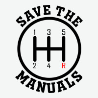 Save The Manuals (black) Urban Heavy Tee | Teevron