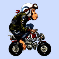 Monkey Bike Cartoon Urban Heavy Tee | Teevron