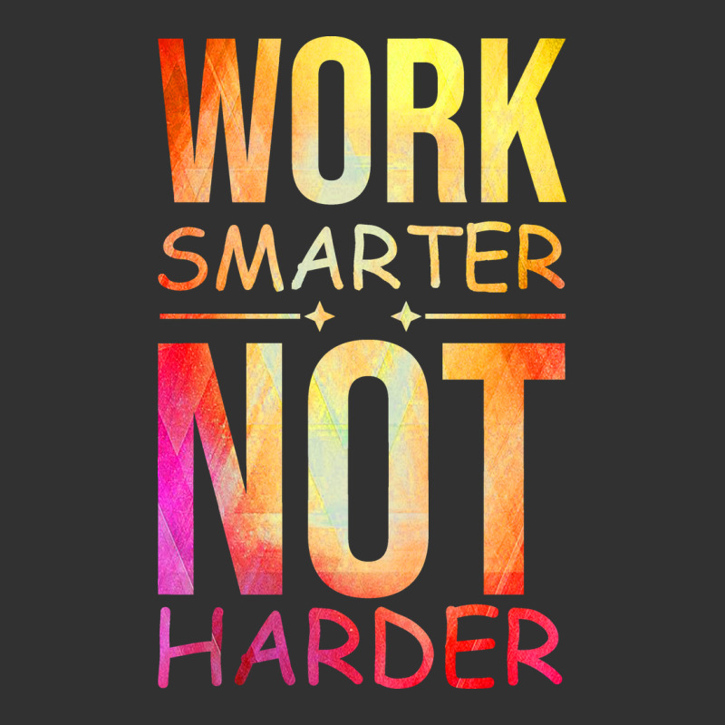 Work Smarter Not Harder Urban Heavy Tee by artisFamous | Teevron