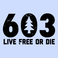 Live Free Or Die 603 Tree Urban Heavy Tee | Teevron