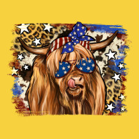 4th Of July Highland Cattle Premium Sweatshirt | Teevron