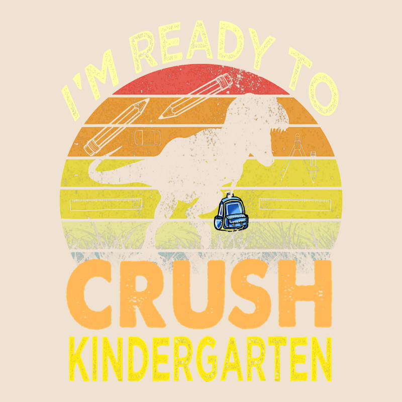 I'm Ready To Crush Kindergarten Dinosaur Back To School Kids T Shirt Urban Heavy Tee by artisFamous | Teevron