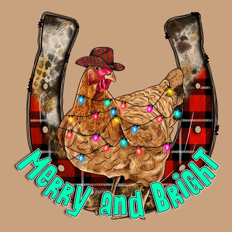 Horseshoe Chicken Vintage Tee by CowhideDigitalArt | Teevron