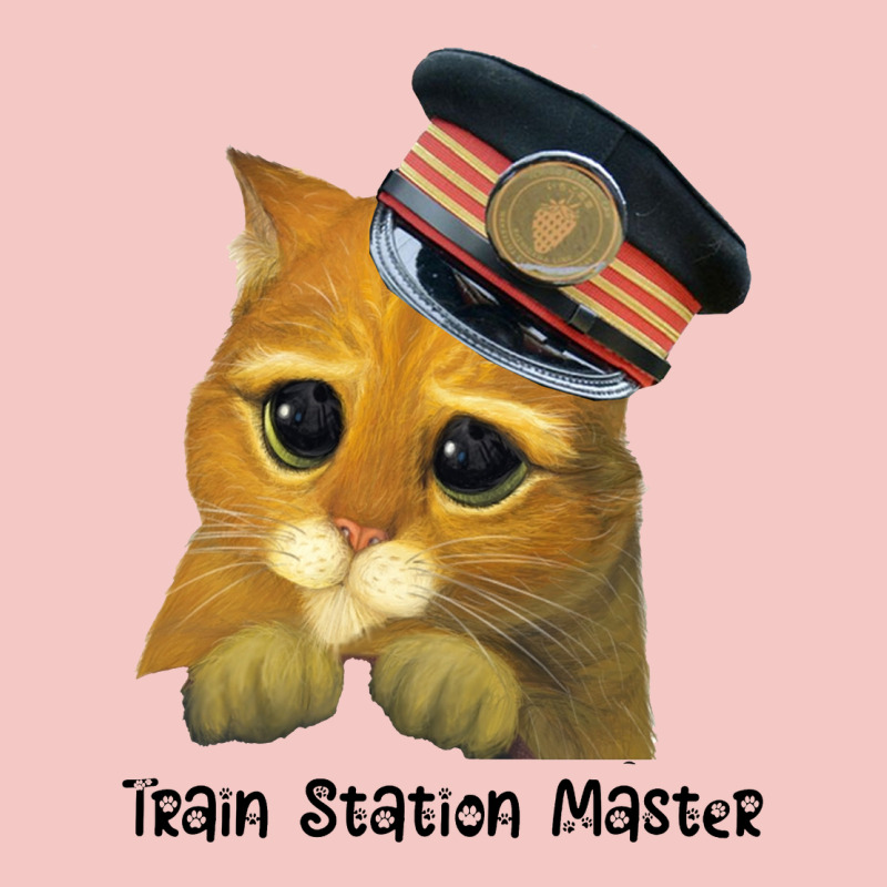 Cat Tama Train Station Master Urban Heavy Tee by artisFamous | Teevron