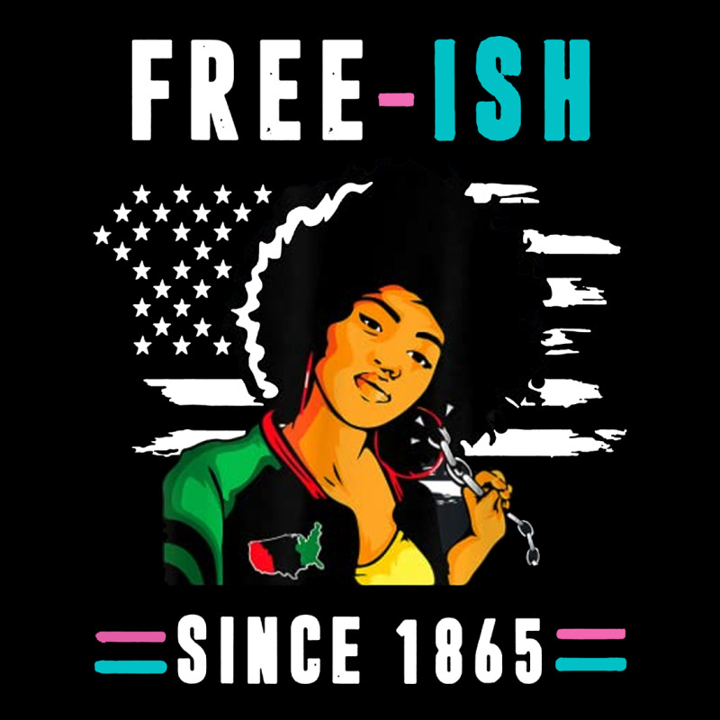 Juneteenth Free Ish Since 1865 Black Urban Heavy Tee by artisFamous | Teevron