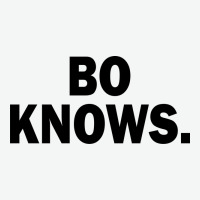 Bo Knows (black Text) Urban Heavy Tee | Teevron