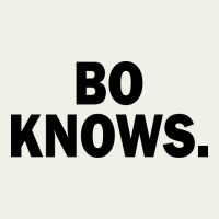 Bo Knows (black Text) Urban Heavy Tee | Teevron
