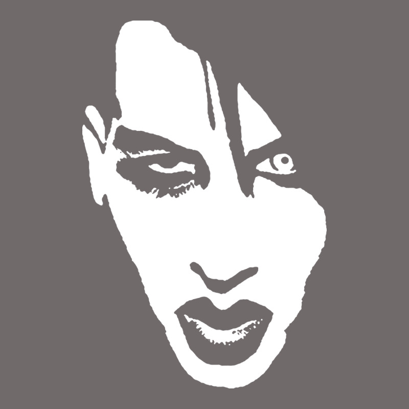 Marilyn Manson Face Urban Heavy Tee by artisFamous | Teevron