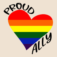 Proud Ally Lgbt Heart Gay Pride Month Urban Heavy Tee | Teevron