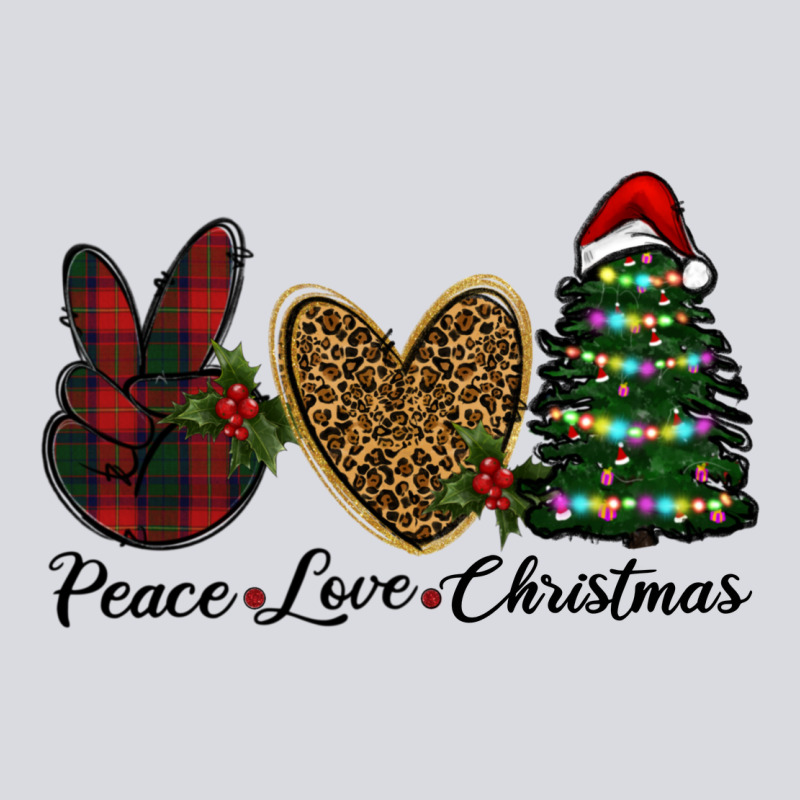 Peace Love Christmas Zipper Hoodie by RanaPortraitStore | Teevron