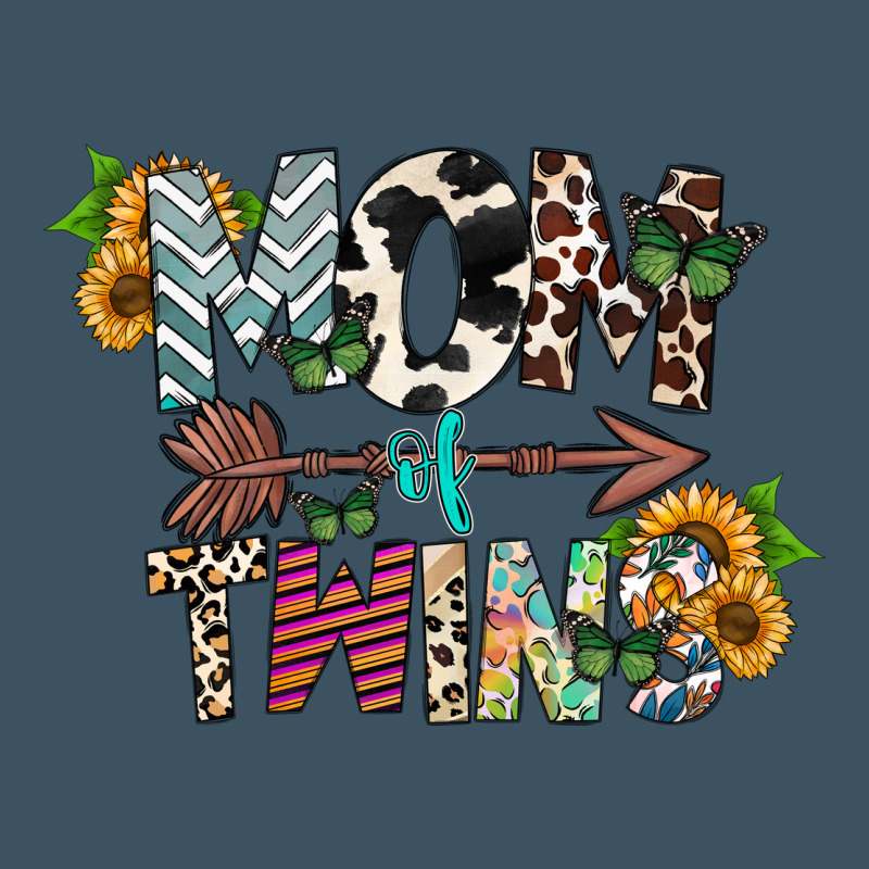 Mom Of Twins Urban Heavy Tee by CowhideDigitalArt | Teevron