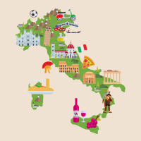 Italy Map Urban Heavy Tee | Teevron