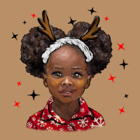 Christmas African Girl Vintage Hoodie | Teevron