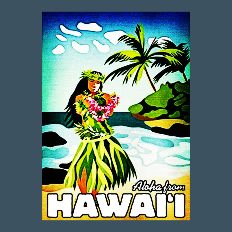 Hawaii Hula Girl Urban Heavy Tee by artisFamous | Teevron
