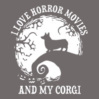 I Love Horror Movies And My Corgi Funny Corgi Urban Heavy Tee | Teevron