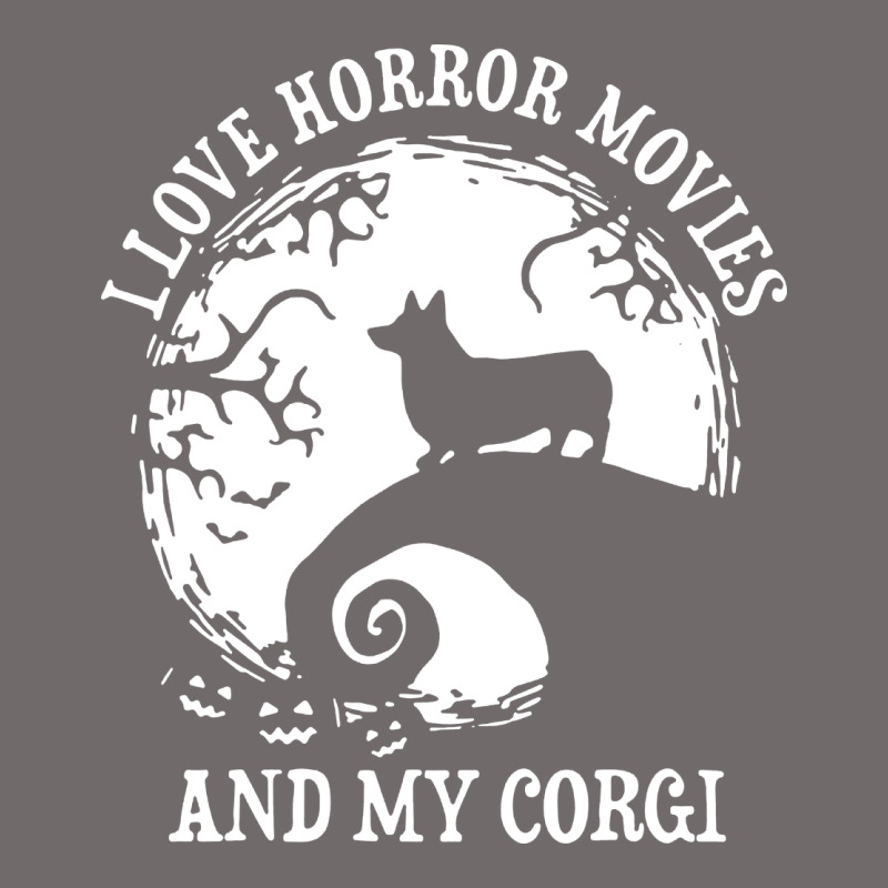 I Love Horror Movies And My Corgi Funny Corgi Urban Heavy Tee by artisFamous | Teevron