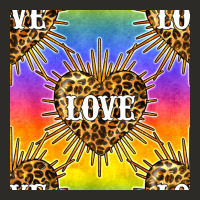 Pride Lgbtq Leopard Love Heart Seamless Pattern Heavy Core Tee | Teevron