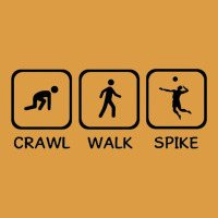 Crawl Walk Spike Volleyball Urban Heavy Tee | Teevron