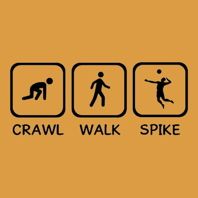 Crawl Walk Spike Volleyball Urban Heavy Tee by artisFamous | Teevron