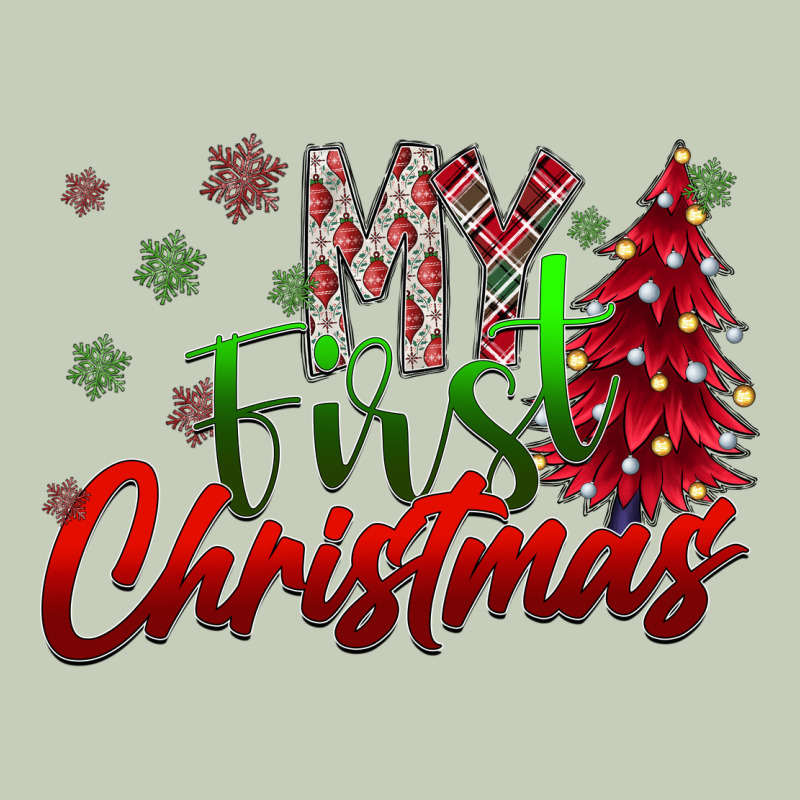 My First Christmas Ladies Tee by SublimationCraftShop | Teevron