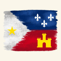 Louisiana Flag Background Premium Hoodie | Teevron