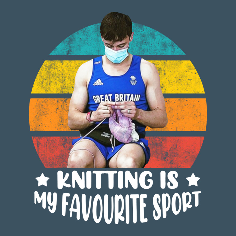 Tom Daley Knitting Is My Favourite Sport  3 Urban Heavy Tee by artisFamous | Teevron