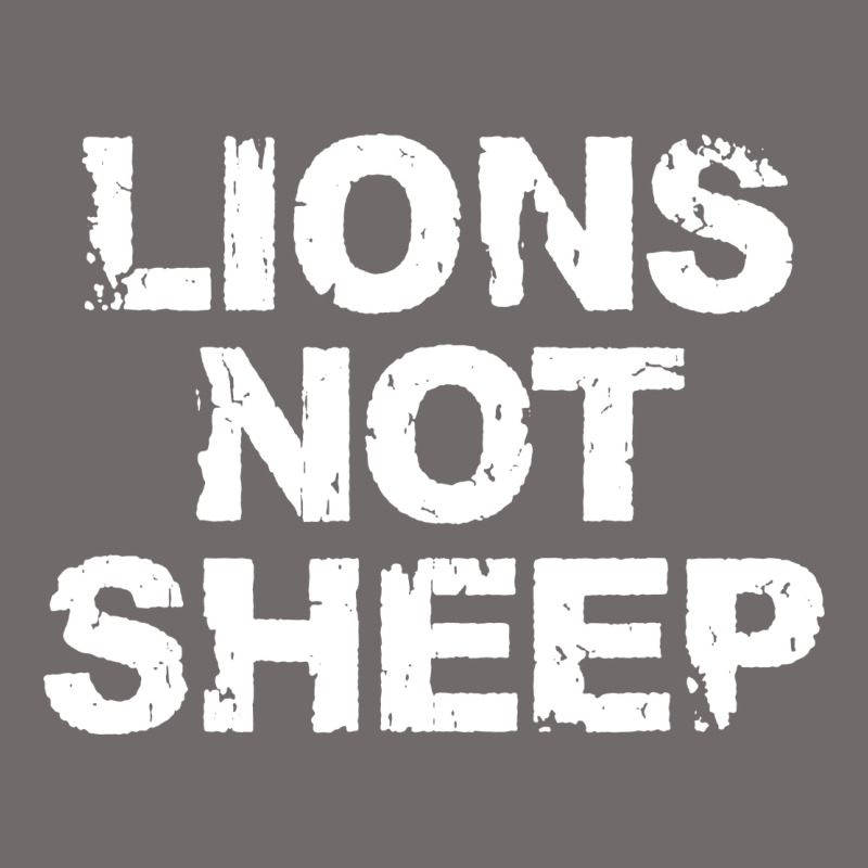 Lions Not Sheep Urban Heavy Tee by artisFamous | Teevron