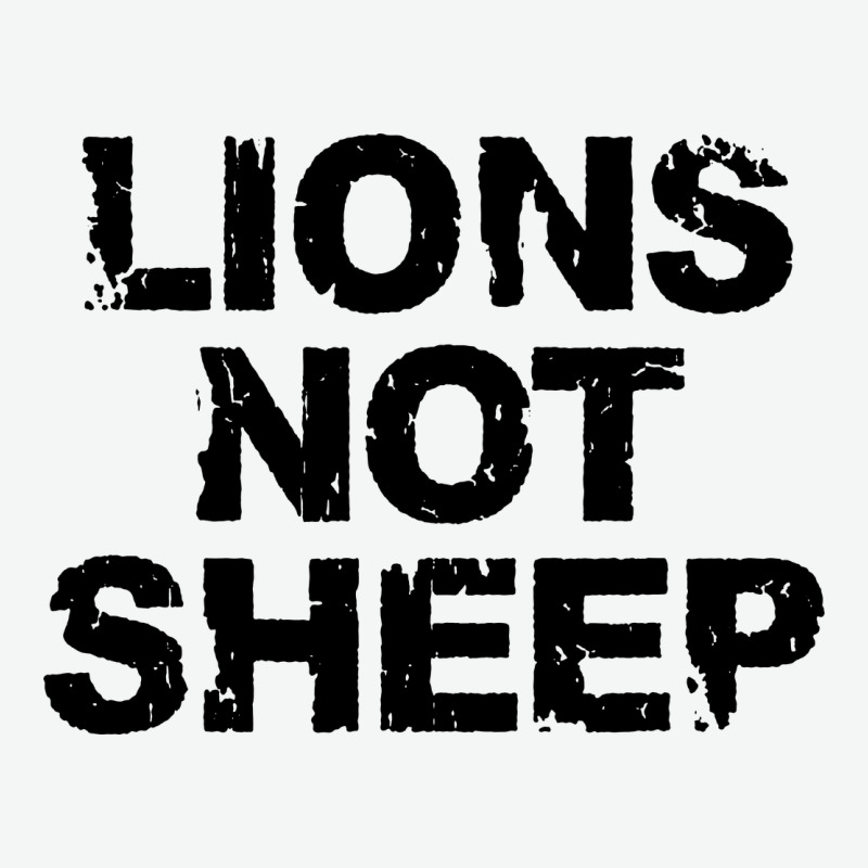 Lions Not Sheep Urban Heavy Tee by artisFamous | Teevron