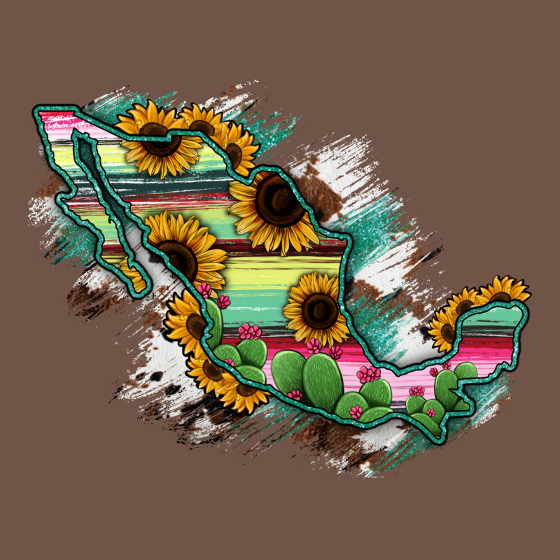 Guerrero Mexico Sunflower Map Premium Sweatshirt by RanaPortraitStore | Teevron