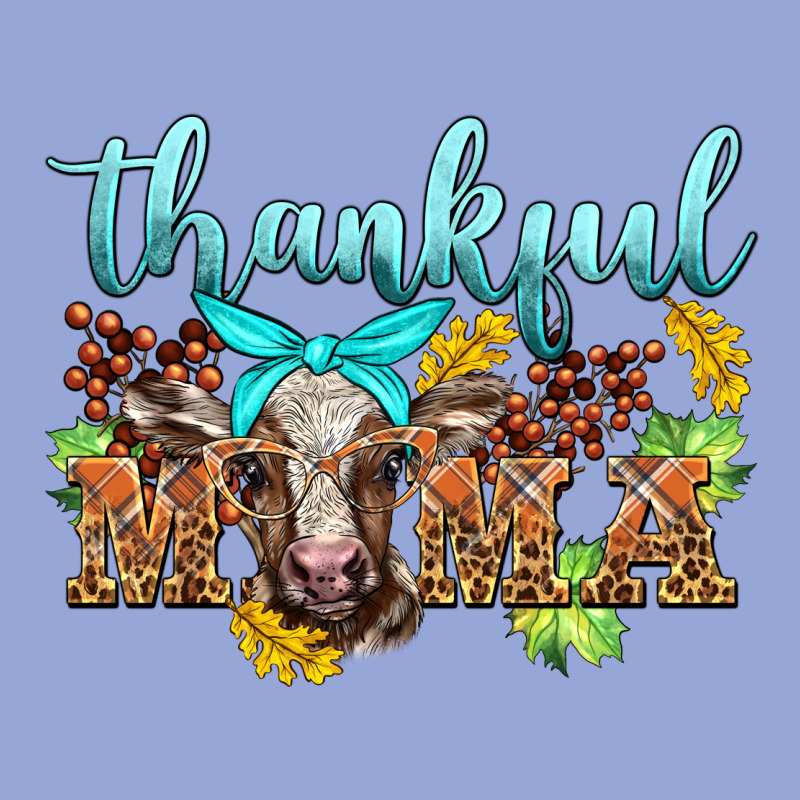 Thankful Mama Cow Classic Tee by BarkalooDesign | Teevron