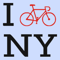 I Bike Ny Funny Bike Urban Heavy Tee | Teevron