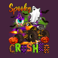 Spooky Cruhser With Monster Truck Long Sleeve Tee | Teevron