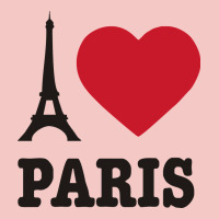 I Love Paris Eiffel Tower Funny Urban Heavy Tee | Teevron
