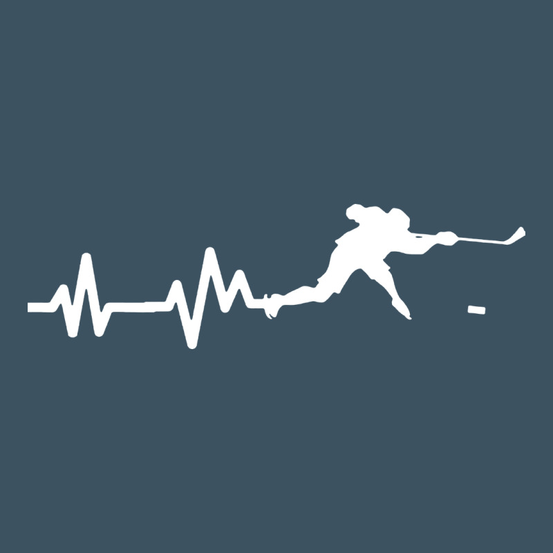 Hockey Player Heartbeat Ice Urban Heavy Tee by artisFamous | Teevron