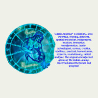 Aquarius Sign Zodiac Astrology Horoscope T-shirt Urban Heavy Tee | Teevron
