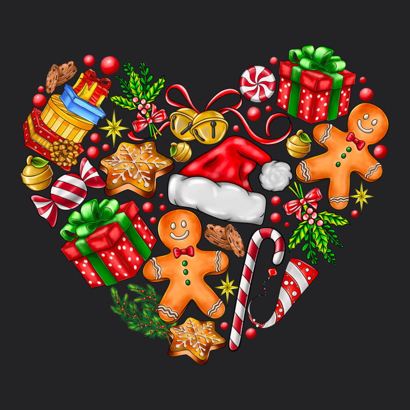 Love Christmas  Heart Vintage Tee by CowhideDigitalArt | Teevron