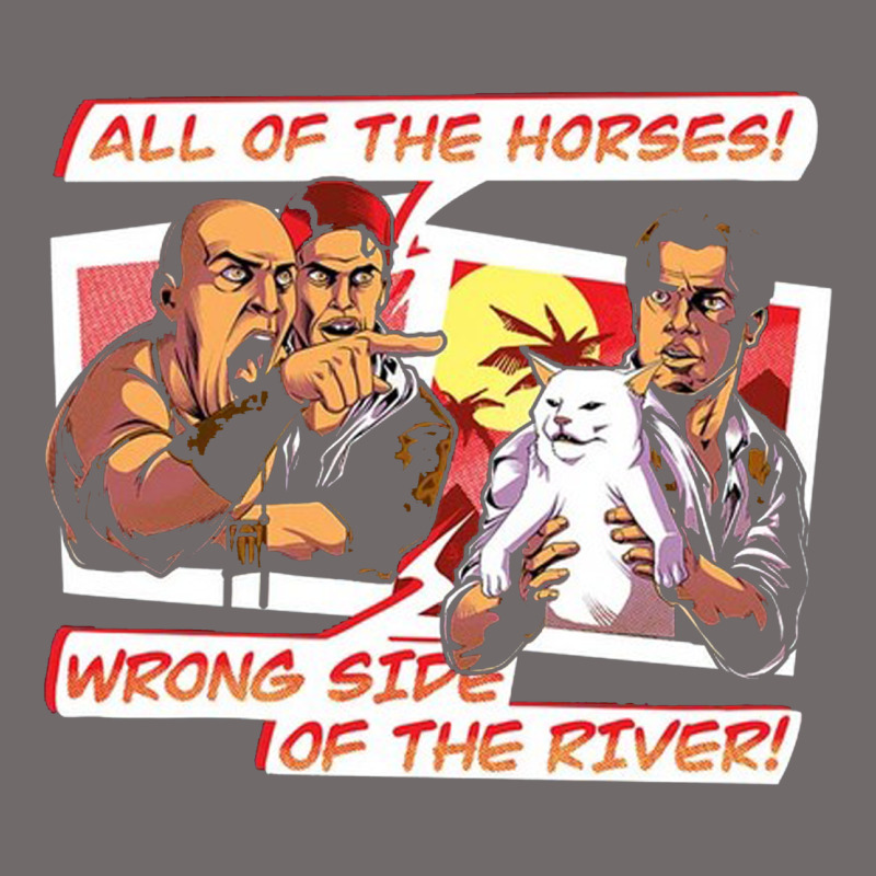 Wrong Side Of The River Urban Heavy Tee by artisFamous | Teevron