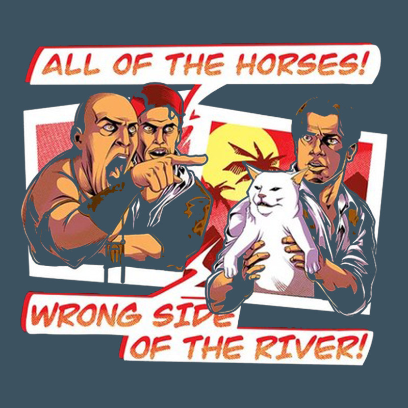 Wrong Side Of The River Urban Heavy Tee by artisFamous | Teevron