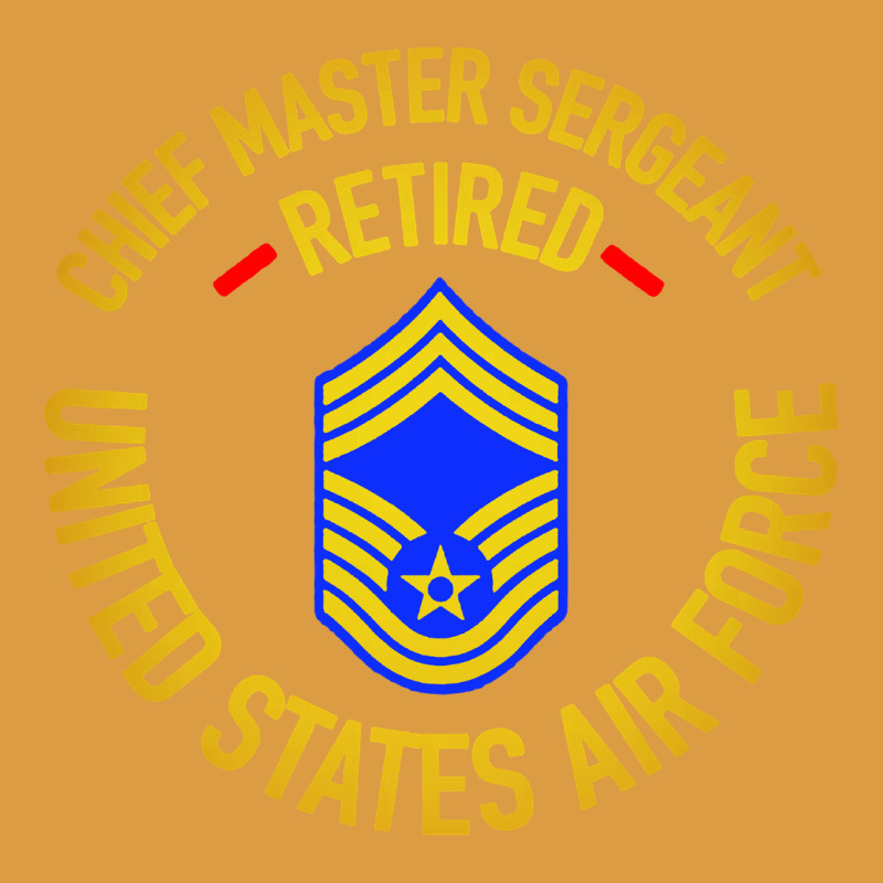 Chief Master Sergeant Retired Urban Heavy Tee by artisFamous | Teevron