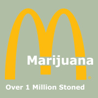 Marijuana Over 1 Million Stoned Urban Heavy Tee | Teevron