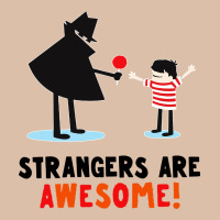 Strangers Are Awesome Urban Heavy Tee | Teevron