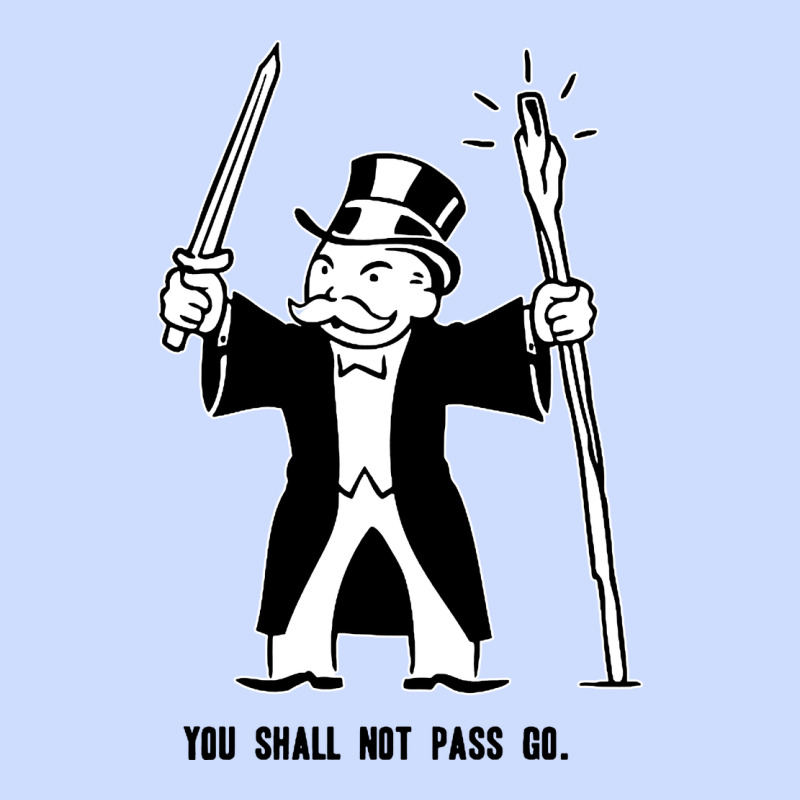 You Shall Not Pass Go Urban Heavy Tee by artisFamous | Teevron