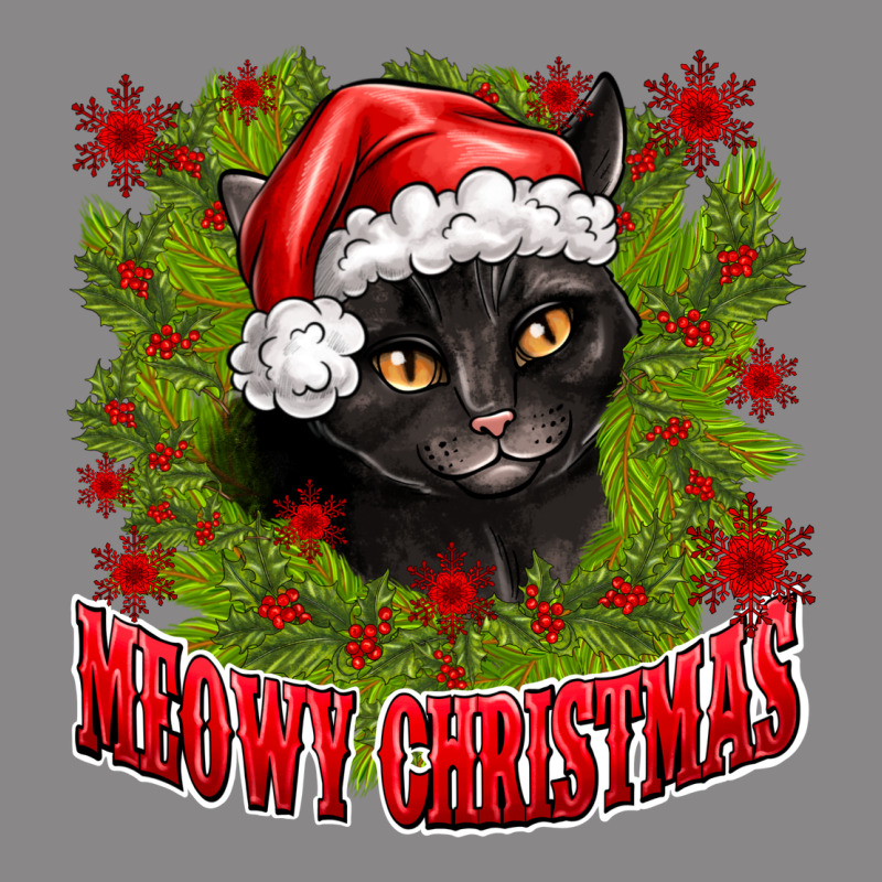 Meowy Christmas Vintage Tee by CowhideDigitalArt | Teevron